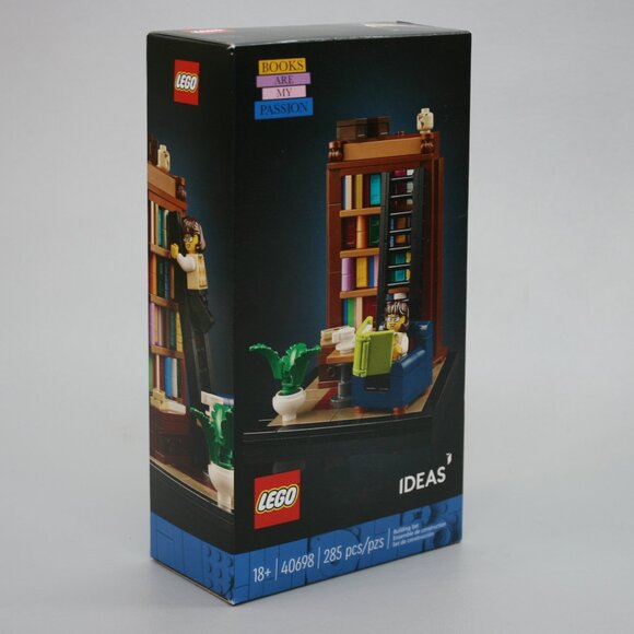 New LEGO GWP Exclusive Ideas Books Are My Passion Building Set Library Toy 40698